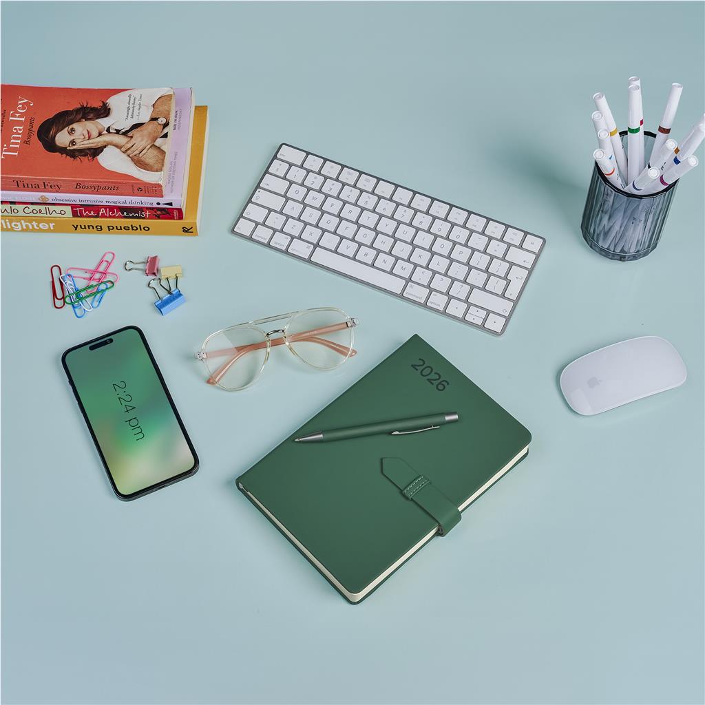 Enterprise A5 2026 Diary & Omega Pen Set - Diaries 2026,Diaries 2026,Diary Sets