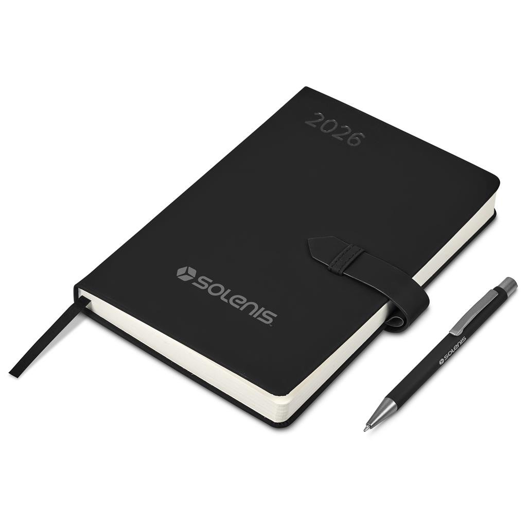 Enterprise A5 2026 Diary & Omega Pen Set - Diaries 2026,Diaries 2026,Diary Sets