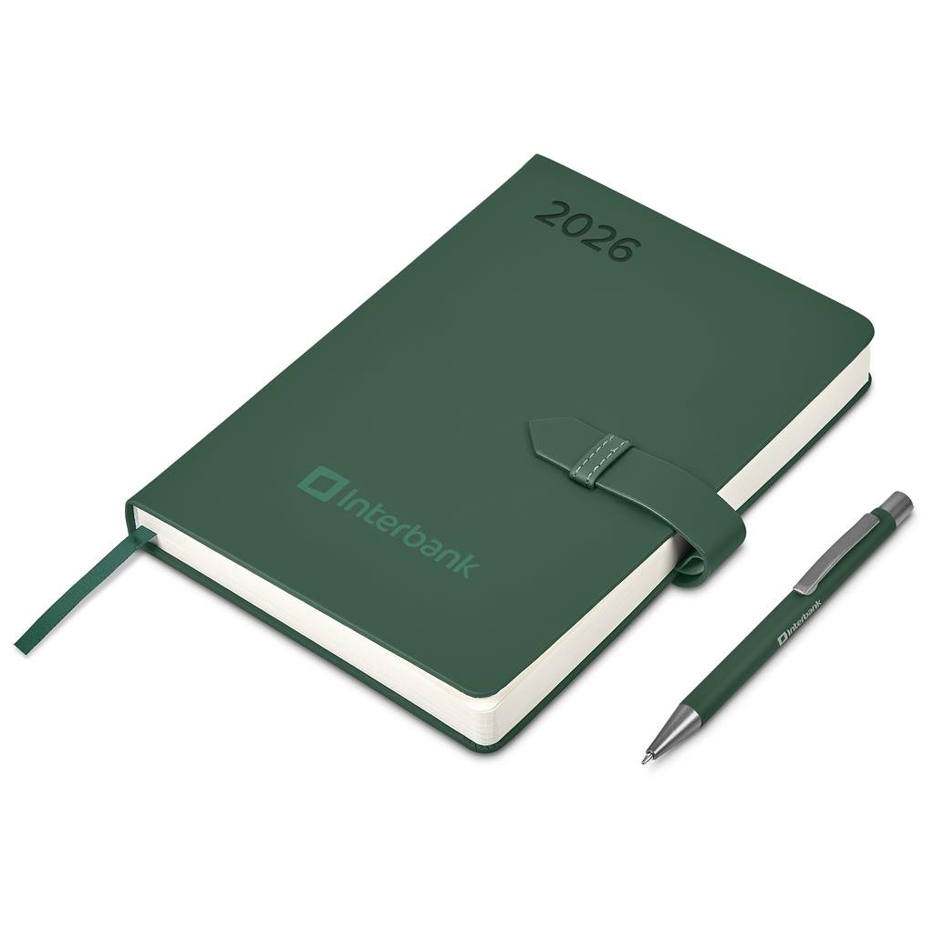 Enterprise A5 2026 Diary & Omega Pen Set - Diaries 2026,Diaries 2026,Diary Sets