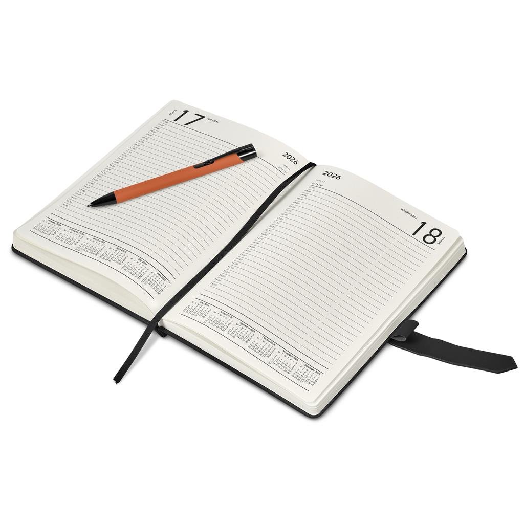 Enterprise A5 2026 Diary & Zeta Pen Set