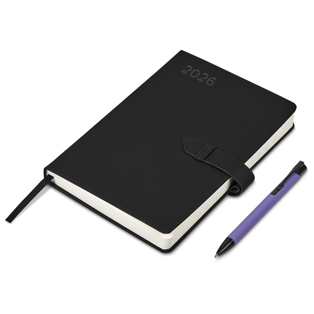 Enterprise A5 2026 Diary & Zeta Pen Set