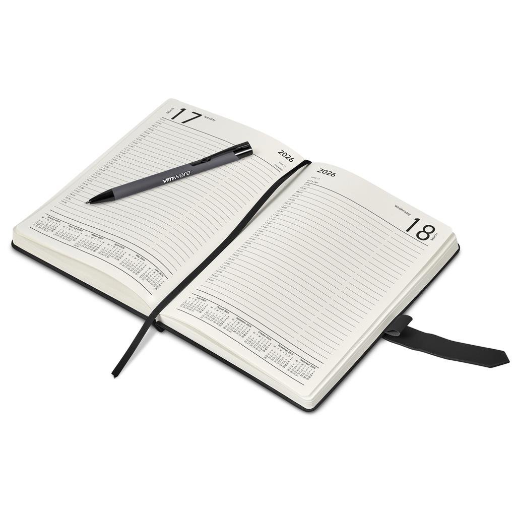 Enterprise A5 2026 Diary & Zeta Pen Set
