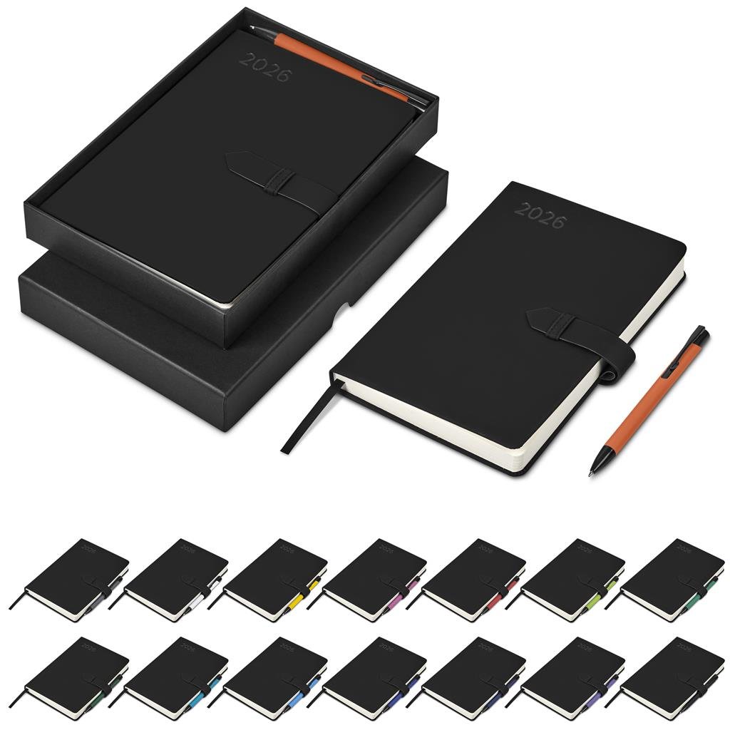 Enterprise A5 2026 Diary & Zeta Pen Set
