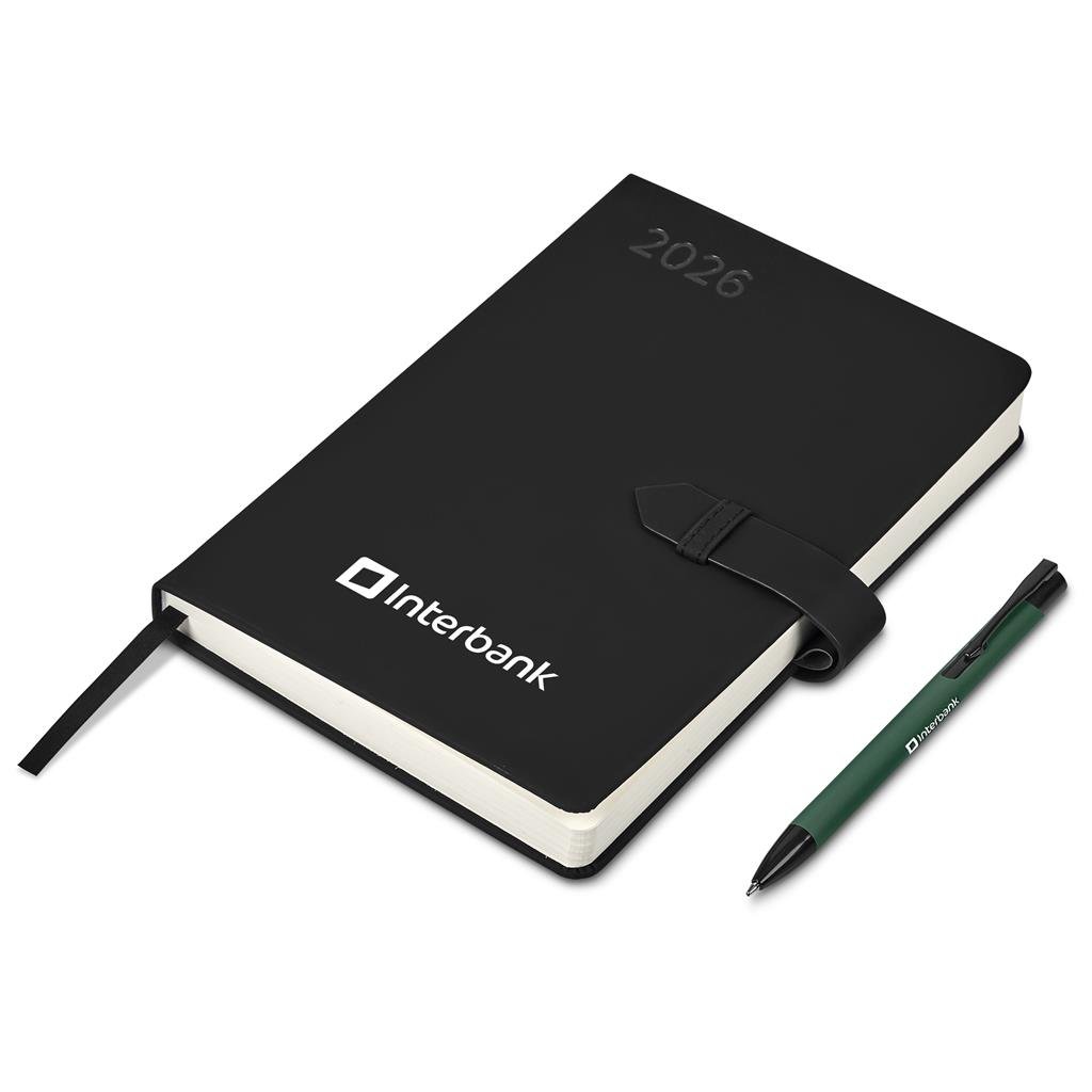 Enterprise A5 2026 Diary & Zeta Pen Set