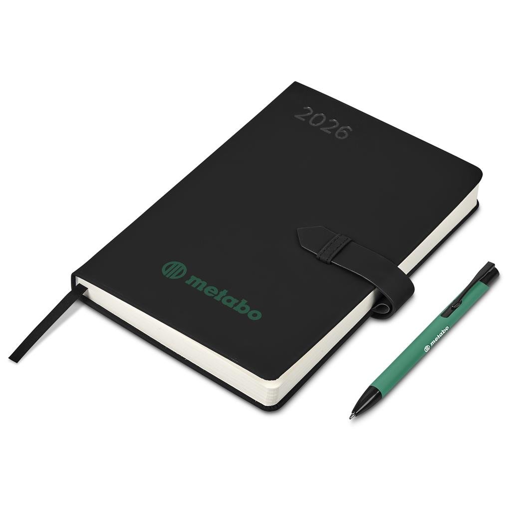 Enterprise A5 2026 Diary & Zeta Pen Set