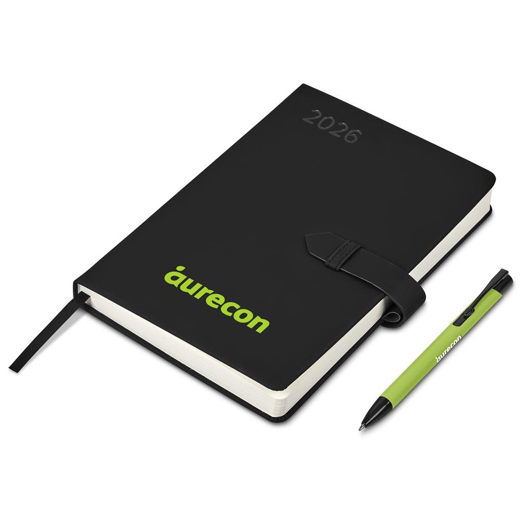 Enterprise A5 2026 Diary & Zeta Pen Set