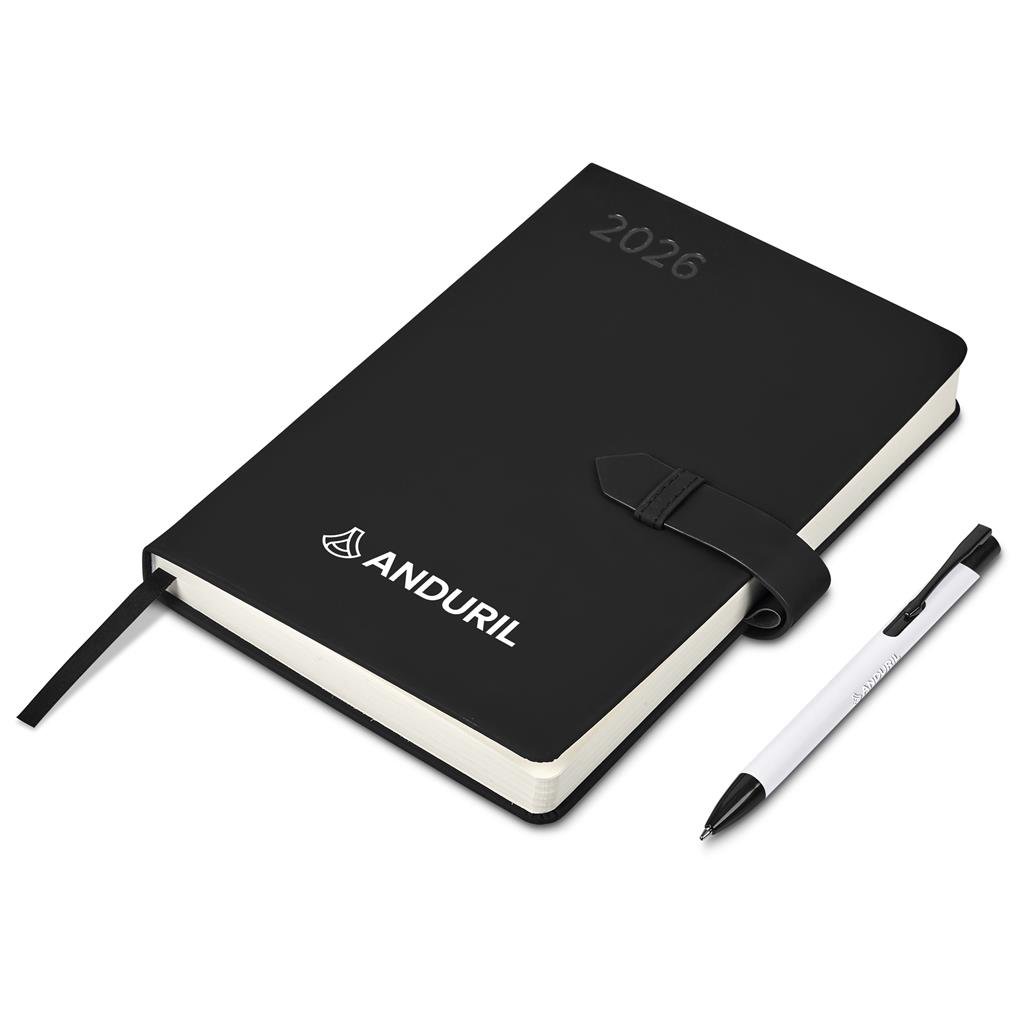 Enterprise A5 2026 Diary & Zeta Pen Set