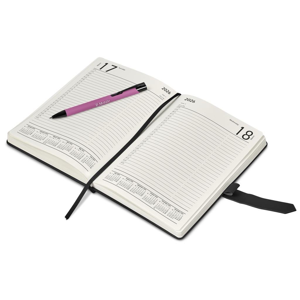 Enterprise A5 2026 Diary & Zeta Pen Set