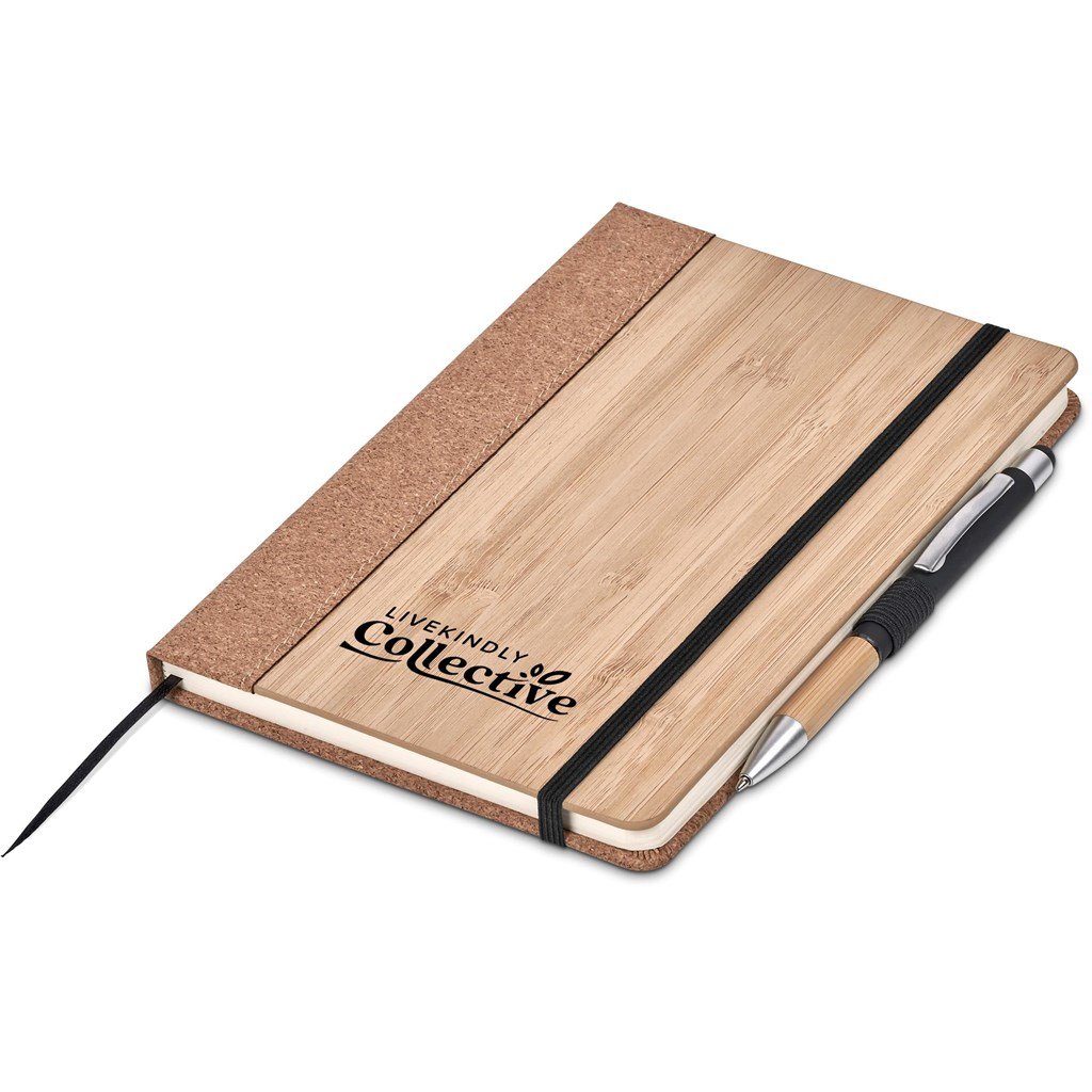Eri Bamboo & Cork Notebook Pen Set Natural / NT