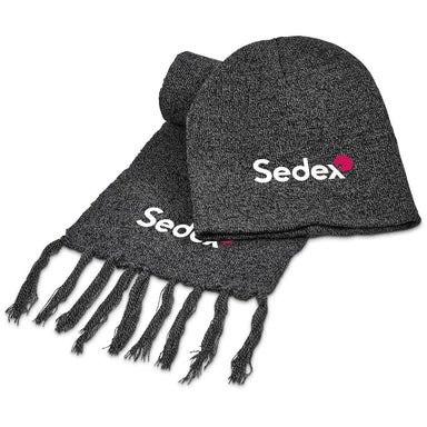 Estonia Winter Gift Set CHARCOAL - Headwear Sets,Winter Sets