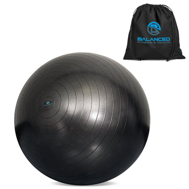 Eva & Elm Comet Anti-Burst Gym Ball Black / BL