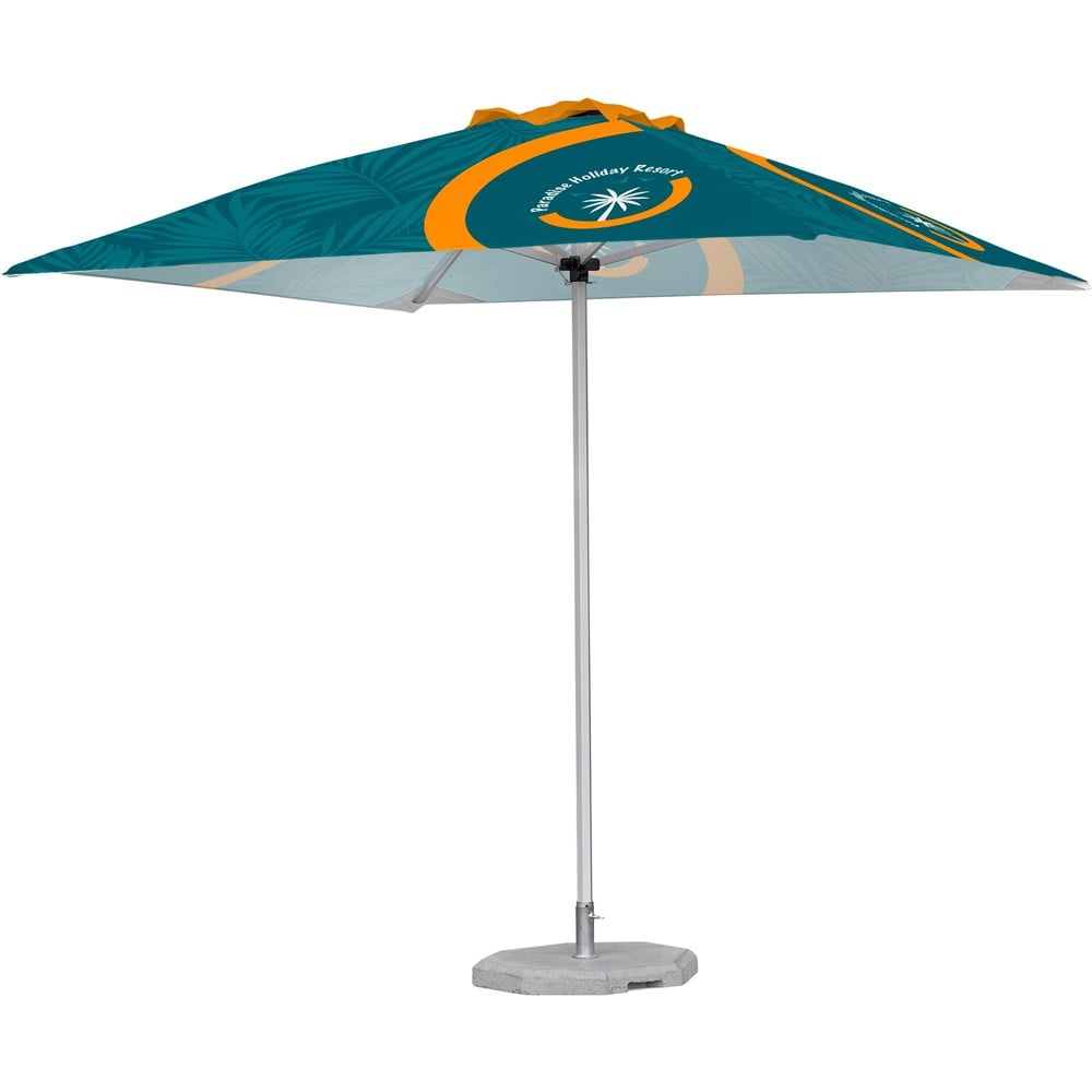 Fade Resistant Parasol Single Pole 2m x - Fade-Resistant Parasols