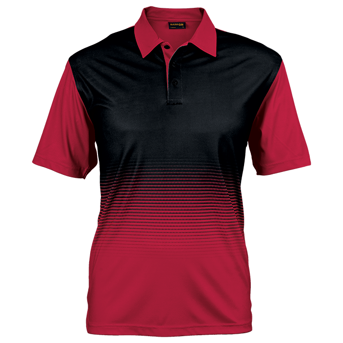 Fever Golfer Mens Red/Black / XL / Regular - Golf Shirts