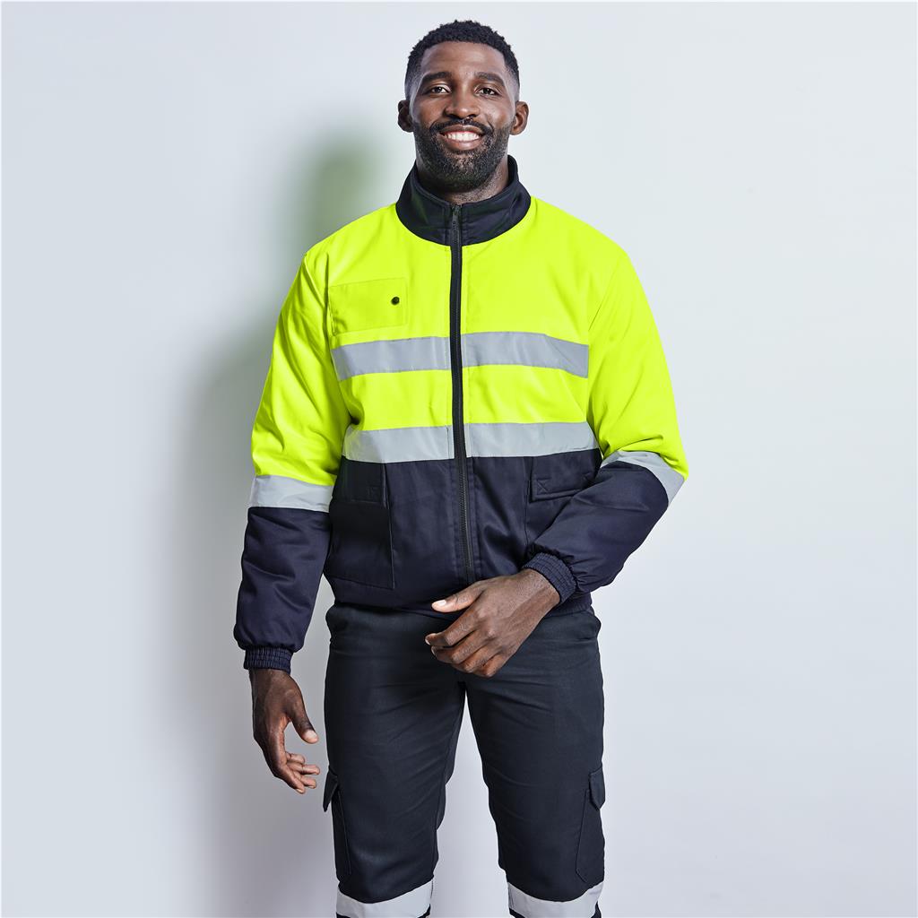Foundation Hi-Viz Padded Jacket - Jackets,Jackets