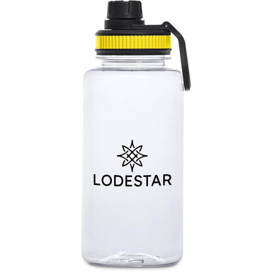 Franco Recycled PET Water Bottle – 1Litre YELLOW - Bottles,Recycled Products,Recycled Drinkware,Drinkware