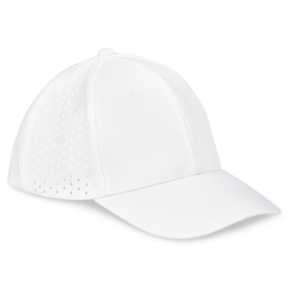 Fusion Laser Cap - 6 Panel WHITE - Caps