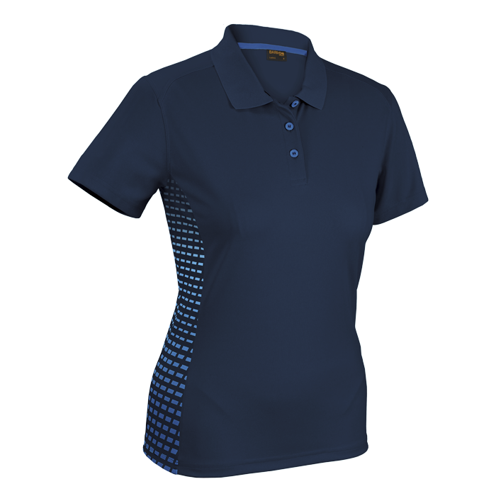 Galaxy Golfer Ladies Navy/Atlantic Blue / XS / Regular - Golf Shirts