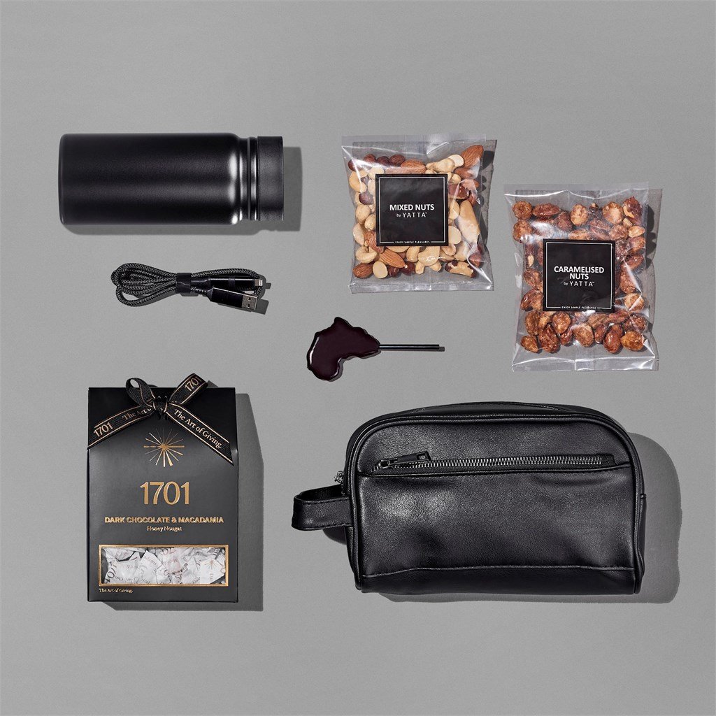 Gentlemans Gear Hamper BLACK - Hampers Clearance,Mens