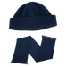 Glacier Scarf and Beanie Set Navy / STD / Regular - Winter Range