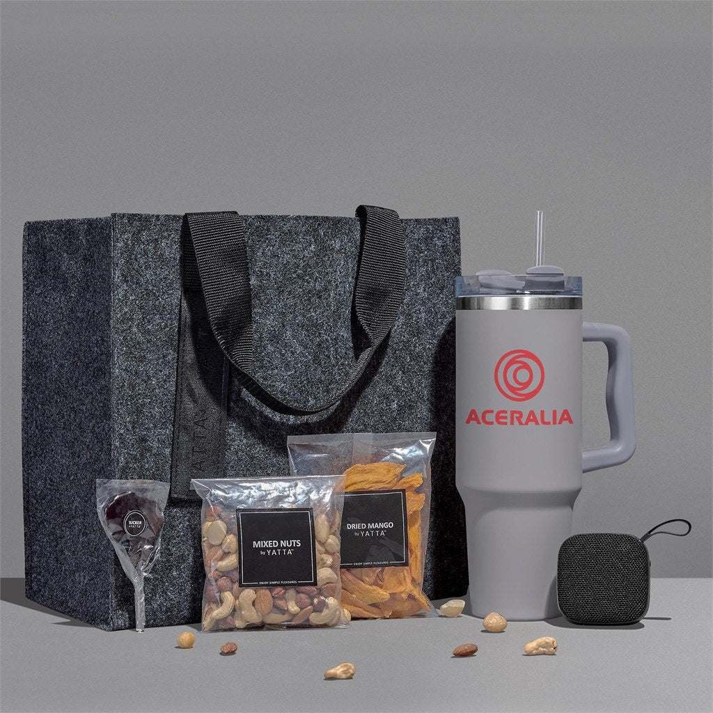 Graceful Goodies Hamper GREY - Unisex Hampers,Tech Hampers