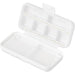 Grid Travel Pill Box SOLID WHITE - Accessories,Travel Essentials,Ideas for Women,Personal Care And Pamper