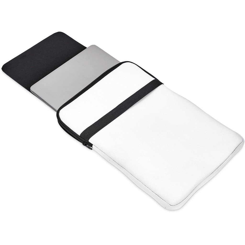 Custom Grotto 13 inch Neoprene Laptop Sleeve With Build-In Mouse Pad BLACK - Tech Sleeves,Custom Sleeves