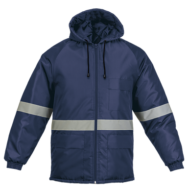 Ground Zero Jacket with Reflective Tape Navy / MED / Regular - Protective Outerwear
