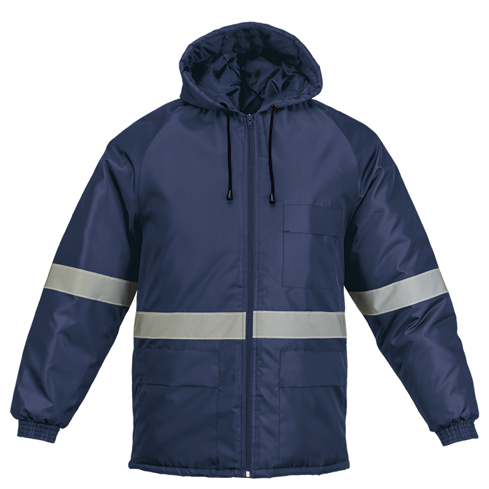 Ground Zero Jacket with Reflective Tape Navy / MED / Regular - Protective Outerwear