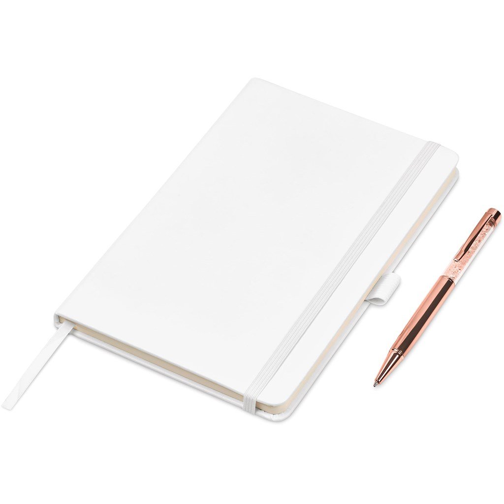 Hailford Notebook & Pen Set SOLID WHITE - Sets