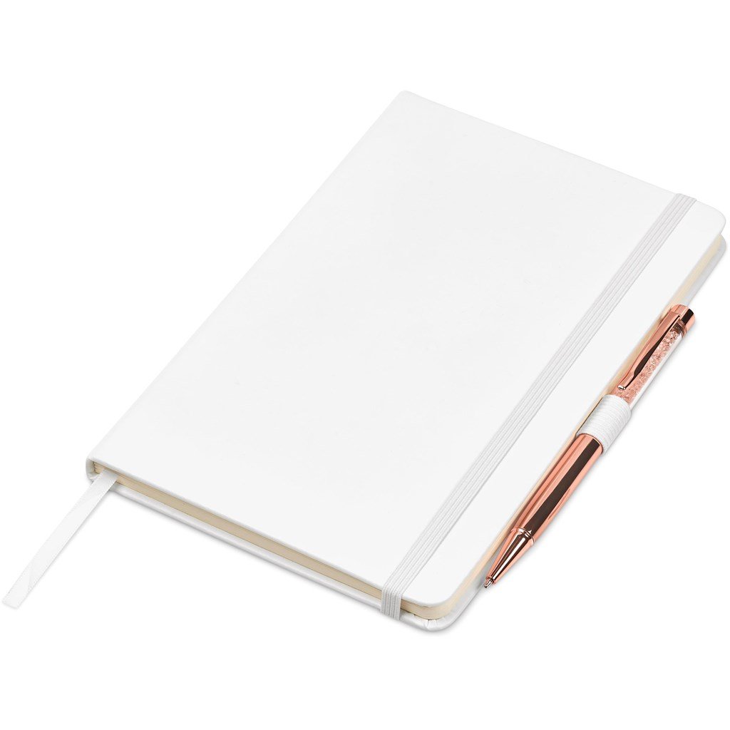 Hailford Notebook & Pen Set SOLID WHITE - Sets