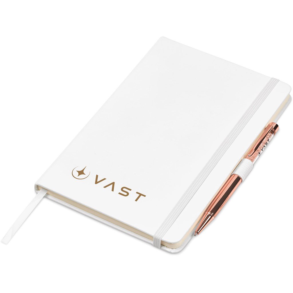 Hailford Notebook & Pen Set SOLID WHITE - Sets
