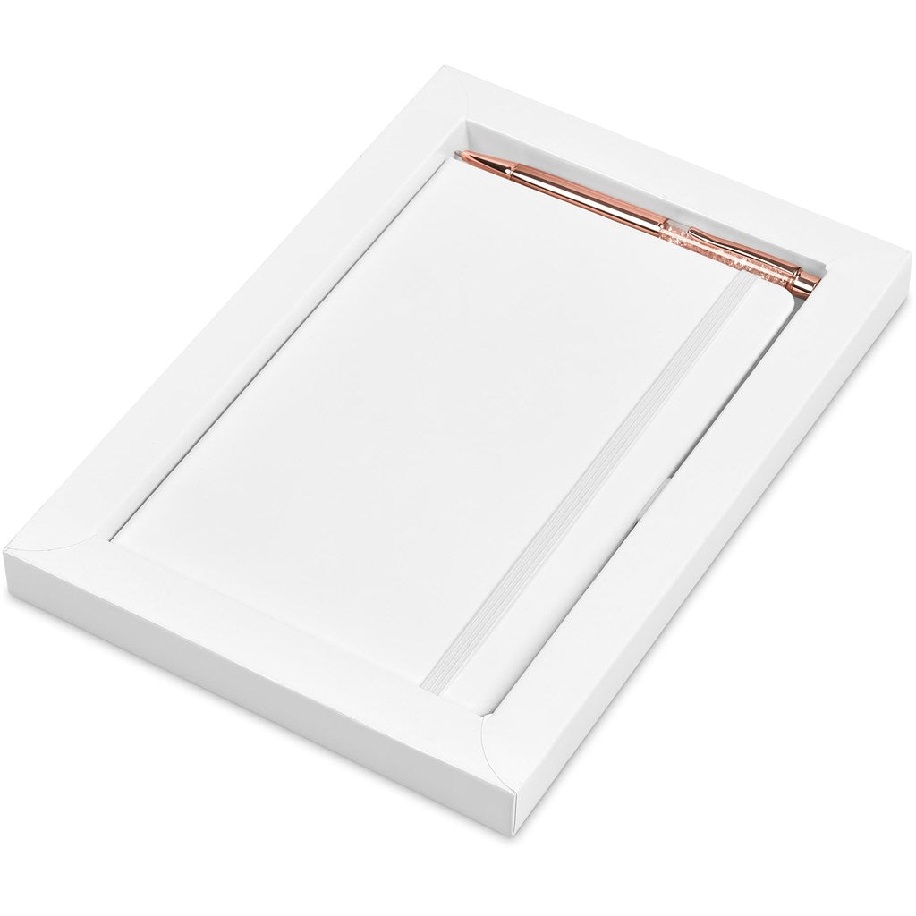 Hailford Notebook & Pen Set SOLID WHITE - Sets