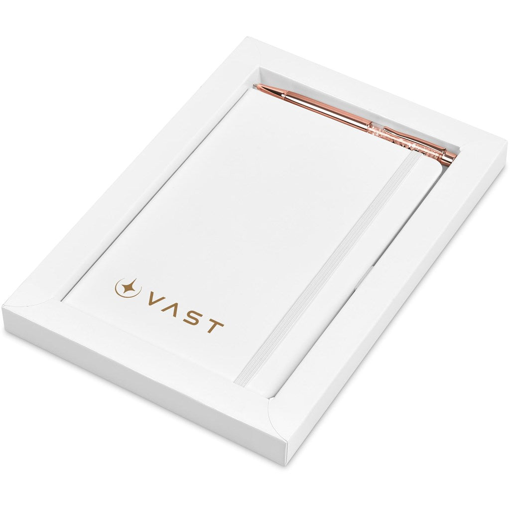Hailford Notebook & Pen Set SOLID WHITE - Sets