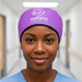 Custom Halo Polyester Nurse Theatre Cap BLACK - Personal Care and Pamper Gifts,Custom Gifts