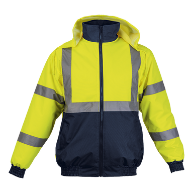 Hawk Jacket (HAW-JAC) Safety Yellow/Navy / XL / Regular - High Visibility