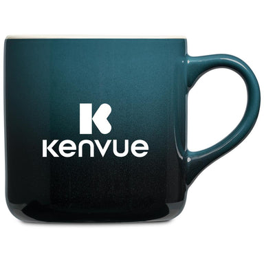 Hazyview Ceramic Coffee Mug - 330ml DARK GREEN - Mugs,Drinkware