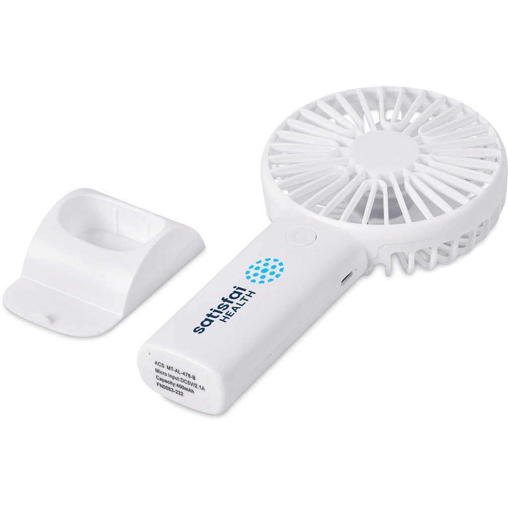 Heatwave Mini USB Fan SOLID WHITE - Desktop Mobile Accessories,Tech Savvy Ideas,Ideas for Summer,Tech Accessories