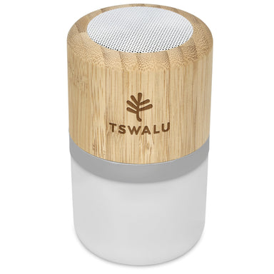 Heiwa Bamboo Bluetooth Speaker & Night Light Natural / NT - Speakers