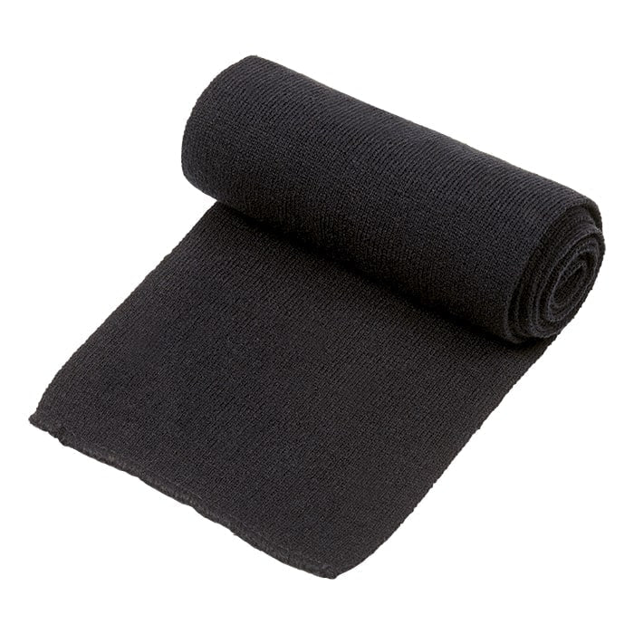 Ice Knitted Scarf Black - Scarves