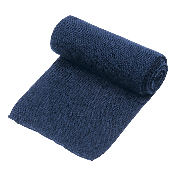 Ice Knitted Scarf Navy / STD / Regular - Winter Range