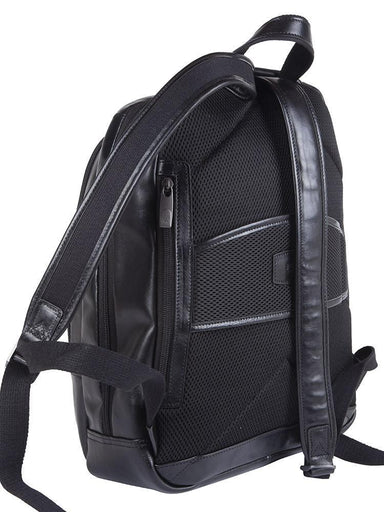 Italian Leather Casual Backpack | Black-Backpacks