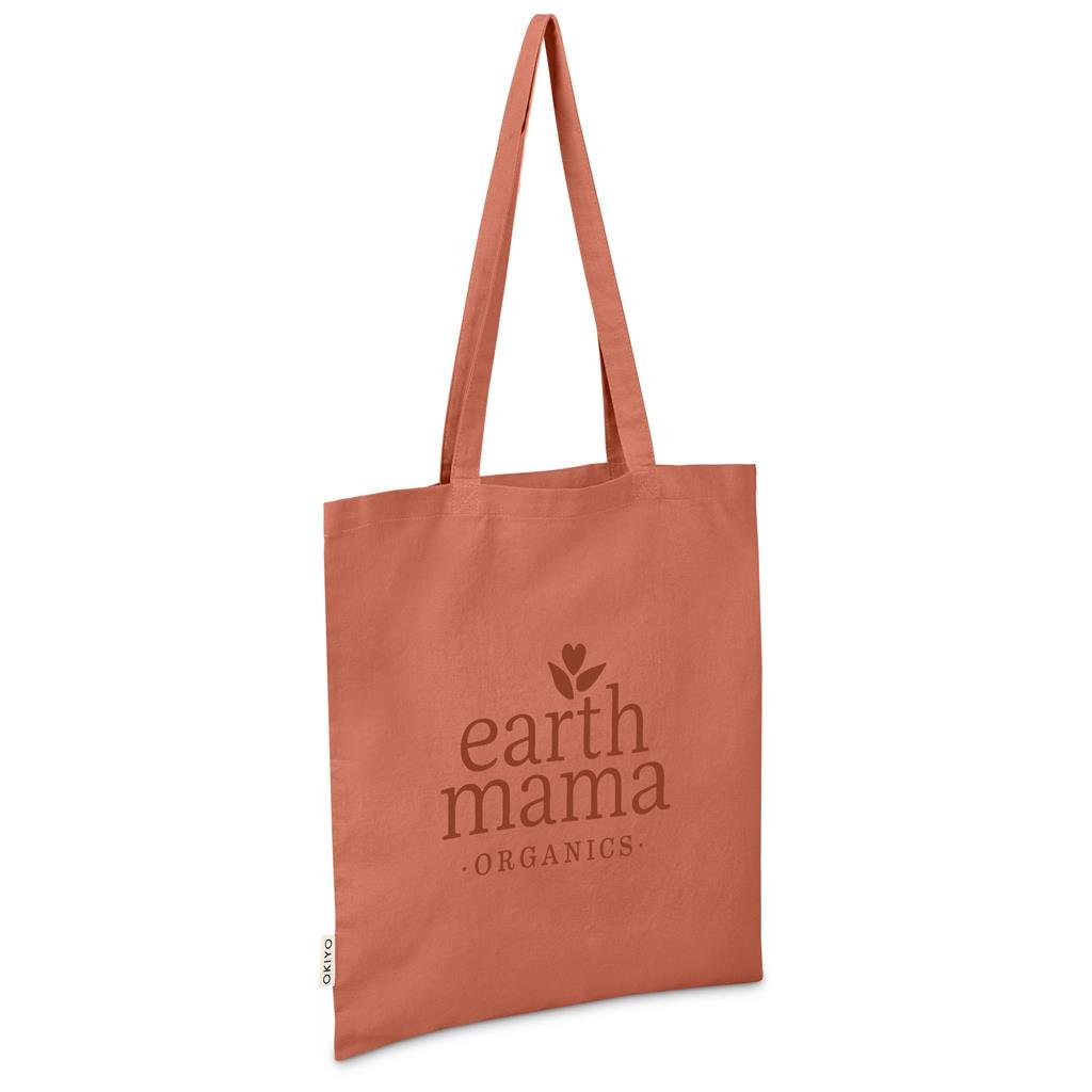 Ito Recycled Coloured Cotton Shopper BURNT ORANGE - Eco-Friendly Bags,Shoppers and Totes,Cotton Products,Bags,Bags