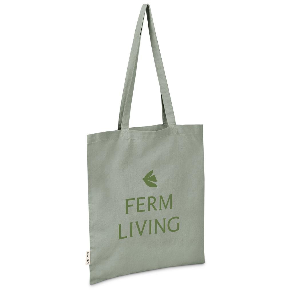 Ito Recycled Coloured Cotton Shopper SAGE - Eco-Friendly Bags,Shoppers and Totes,Cotton Products,Bags,Bags