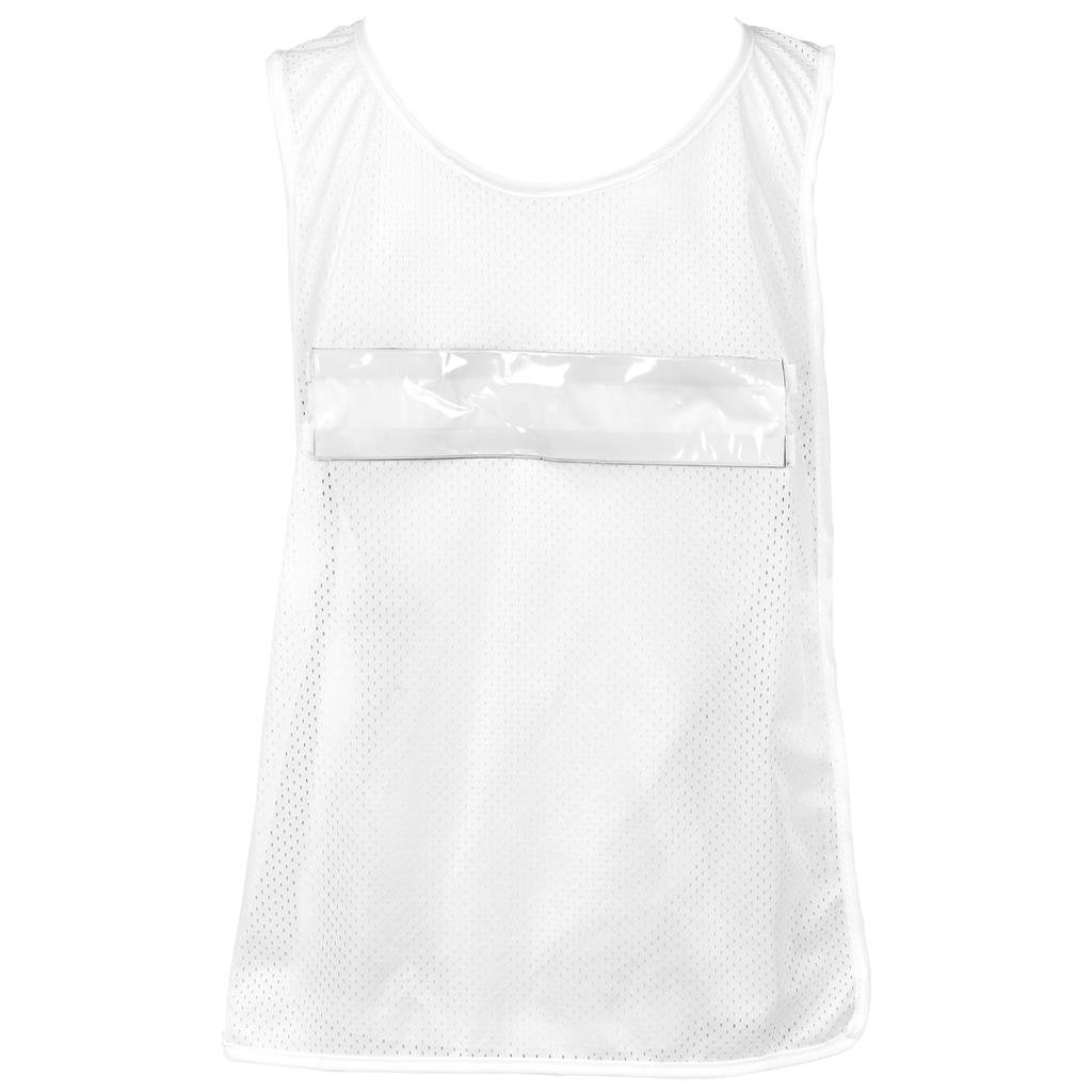 Custom Jackal Caddy Bib with PVC Name Sleeve-White SOLID WHITE - Sports and Fitness,Custom Fitness