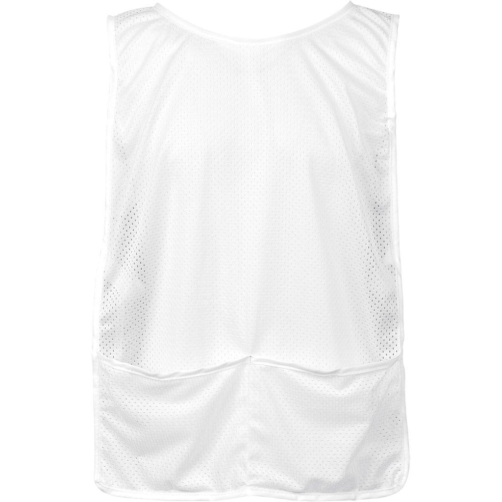 Custom Jackal Caddy Bib with PVC Name Sleeve-White SOLID WHITE - Sports and Fitness,Custom Fitness