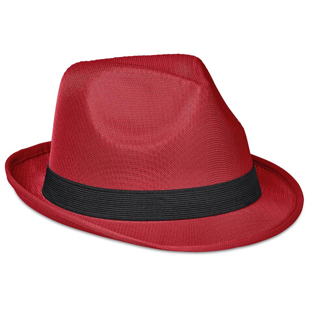 Jackson Fedora Hat RED - Hats