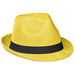 Jackson Fedora Hat YELLOW - Hats