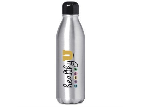 Jet Recycled Aluminium Water Bottle – 750ml Black / BL