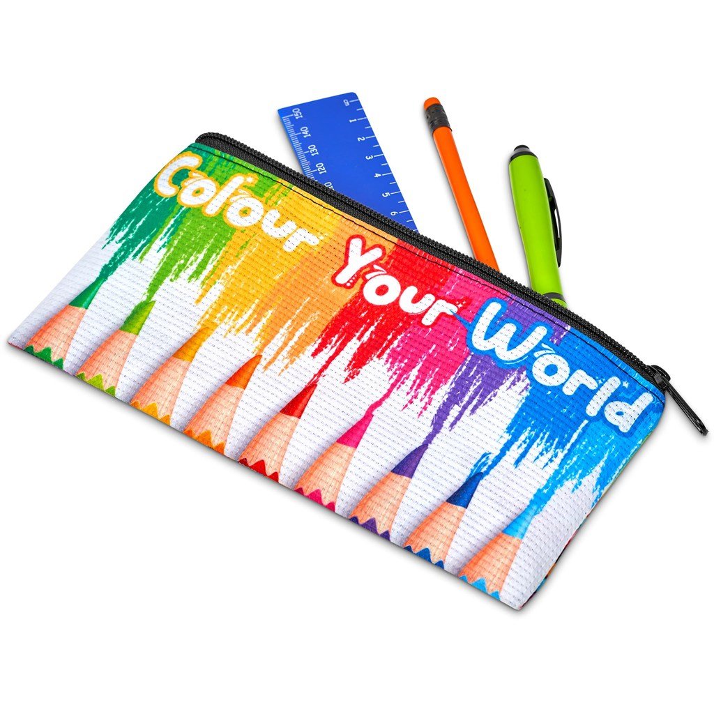 Custom Junior Recycled PET Stitch-Bond Pencil Case - Stationery,Custom School Accessories,Custom Accessories