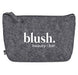 Kesho Recycled PET Felt Mini Cosmetic Bag Grey / GY